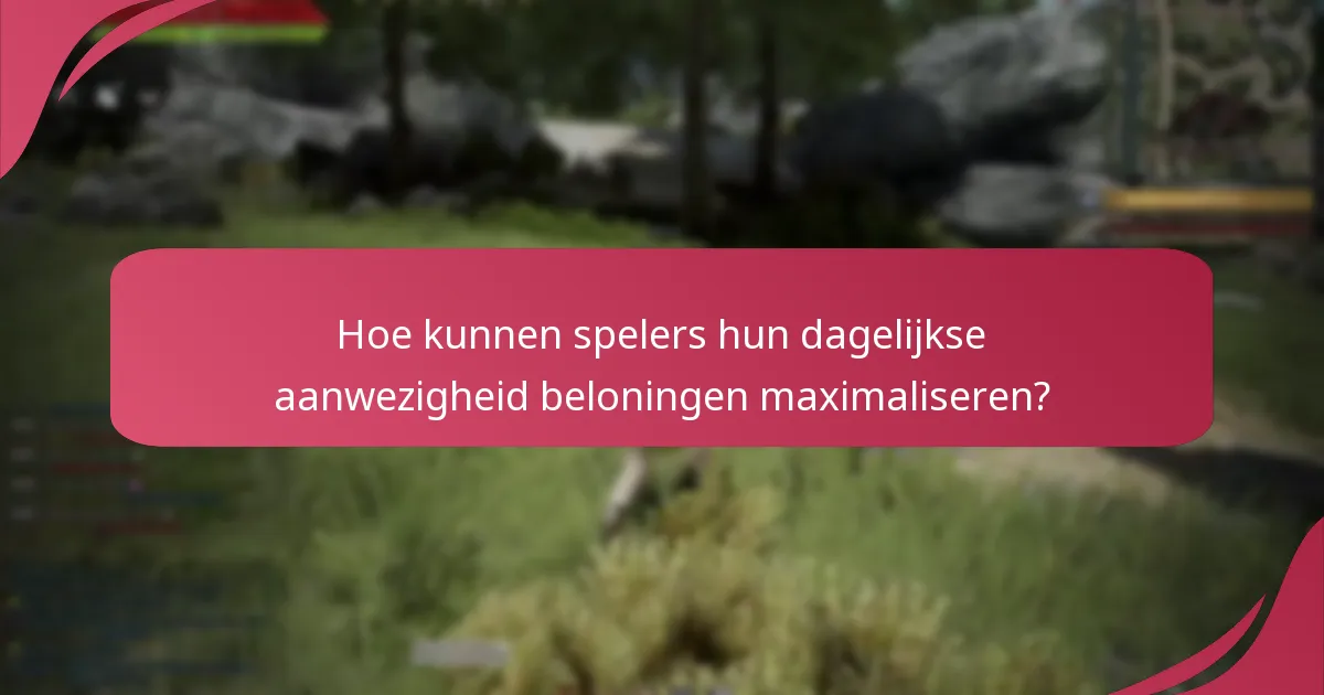 Welke speciale evenementen beïnvloeden de dagelijkse aanwezigheid beloningen?