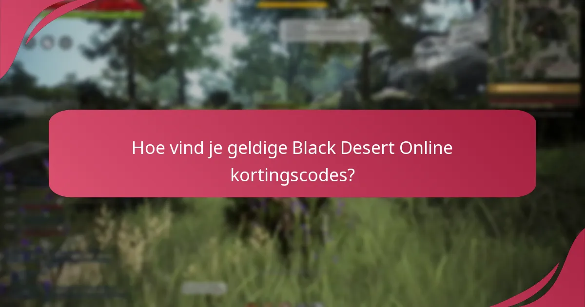 Hoe Black Desert Online kortingscodes in te wisselen?