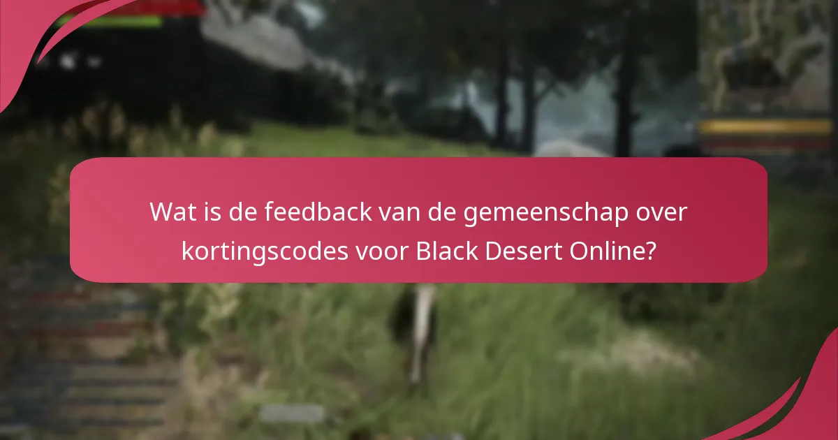 Hoe verhouden kortingscodes voor Black Desert Online zich tot andere games?
