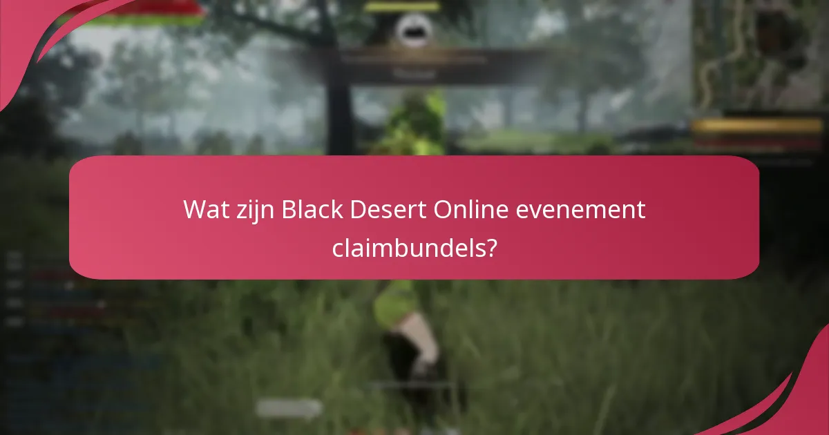 Welke seizoensgebonden evenementen zijn verbonden aan evenement claimbundels?