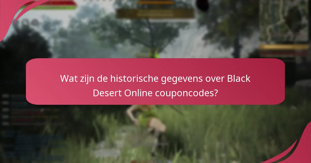 Wat zijn de huidige trends in Black Desert Online couponcodes?