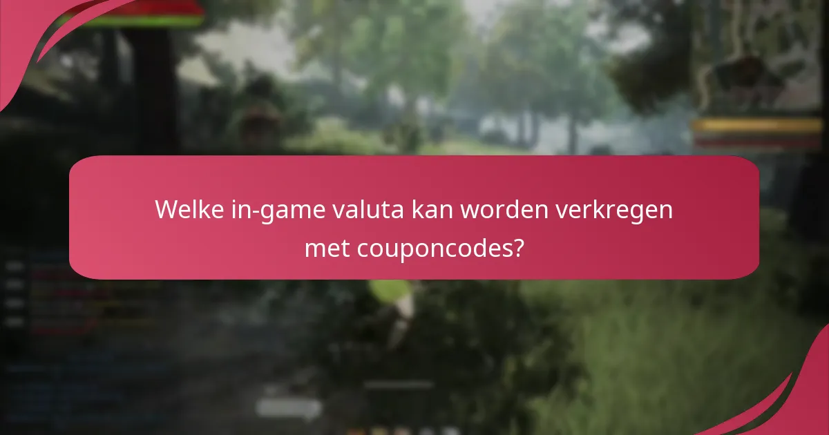 Welke itembeloningen kunnen worden geclaimd met couponcodes?